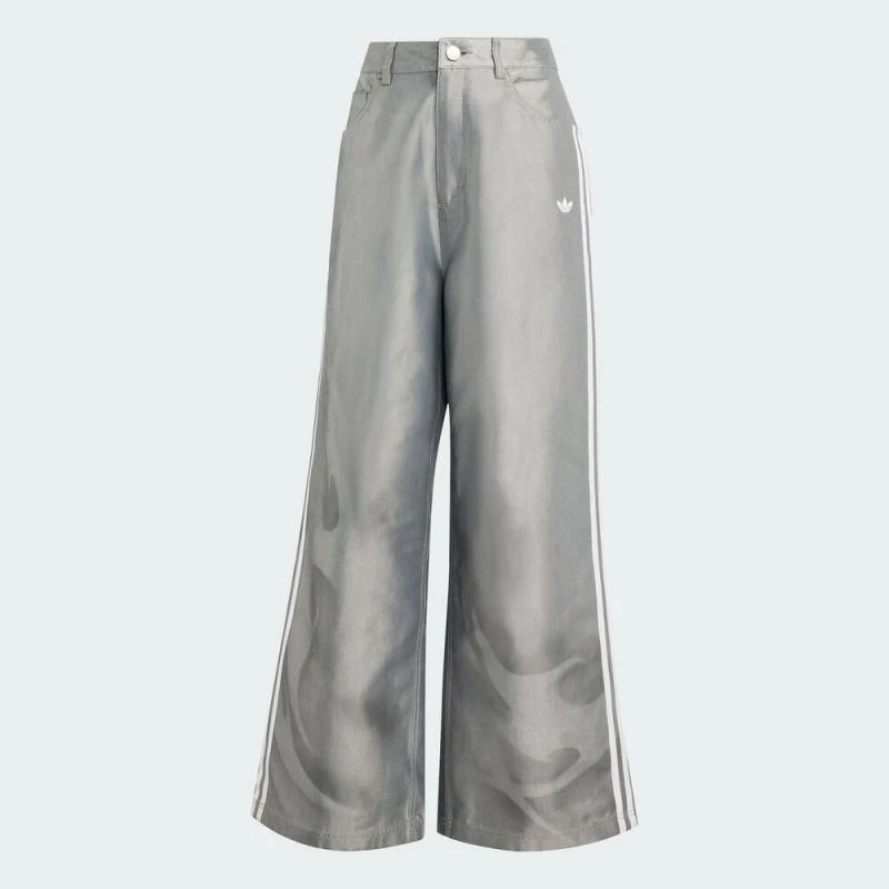 【滔搏联动】阿迪三叶草女子BAGGY SHINE DNM牛仔长裤KE9800