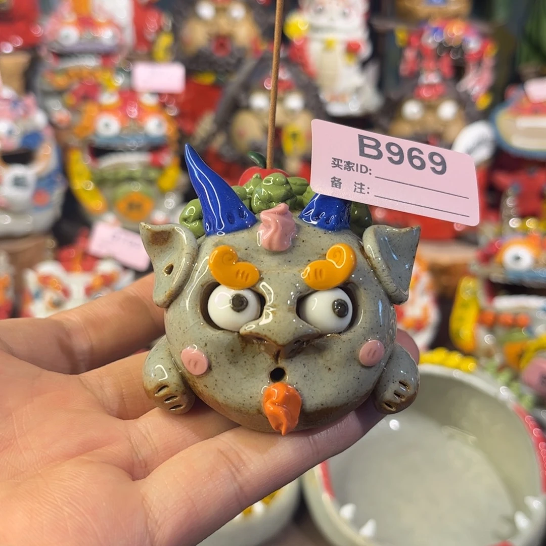 泥塑纯手工茶宠摆件