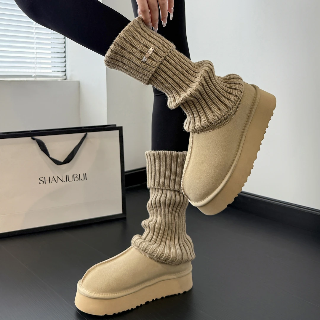 女款袜套堆堆袜2025新款爆款秋冬款袜子加厚腿套搭配靴子美腿显瘦