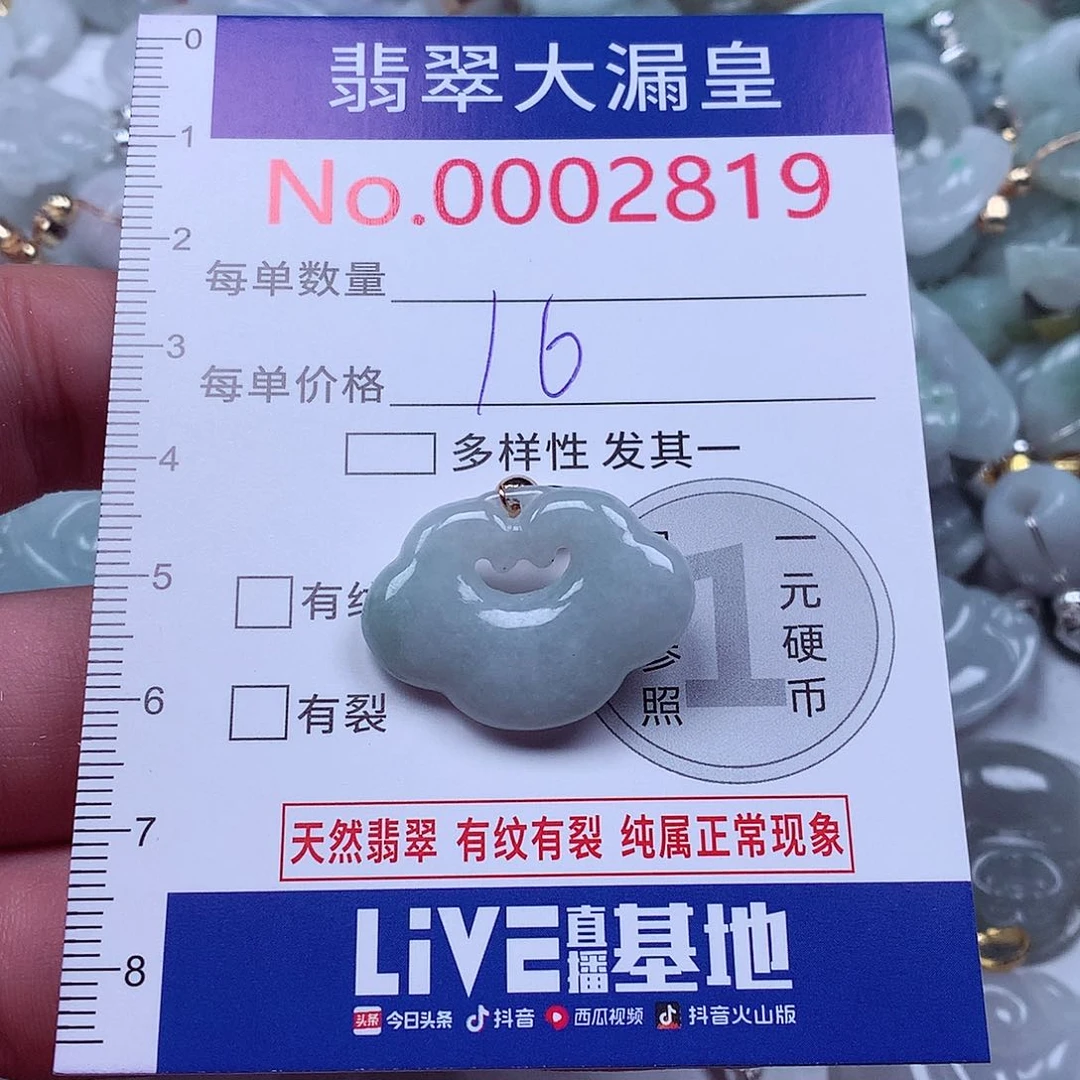 颈饰未镶嵌翡翠2819