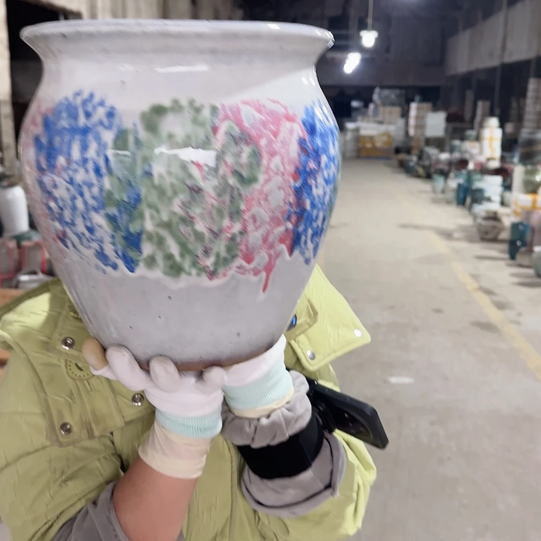 王嫂花盆1224-117高26口25