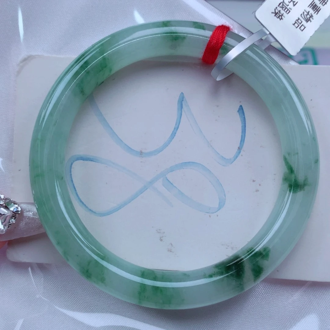 翡翠手镯未镶嵌天然缅甸翡翠A货手镯