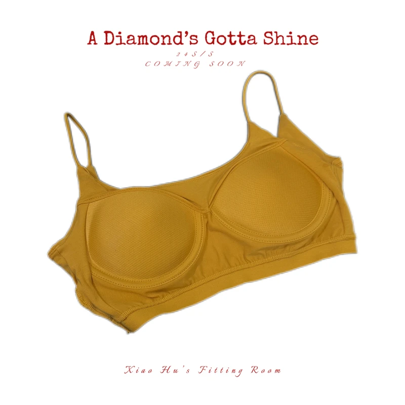 美背内搭细肩带内衣女夏季抹胸防走光带胸垫吊带式文胸XHMX0734