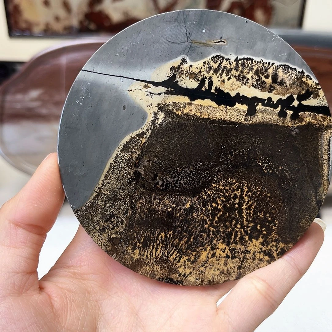 石材广西天然国画石