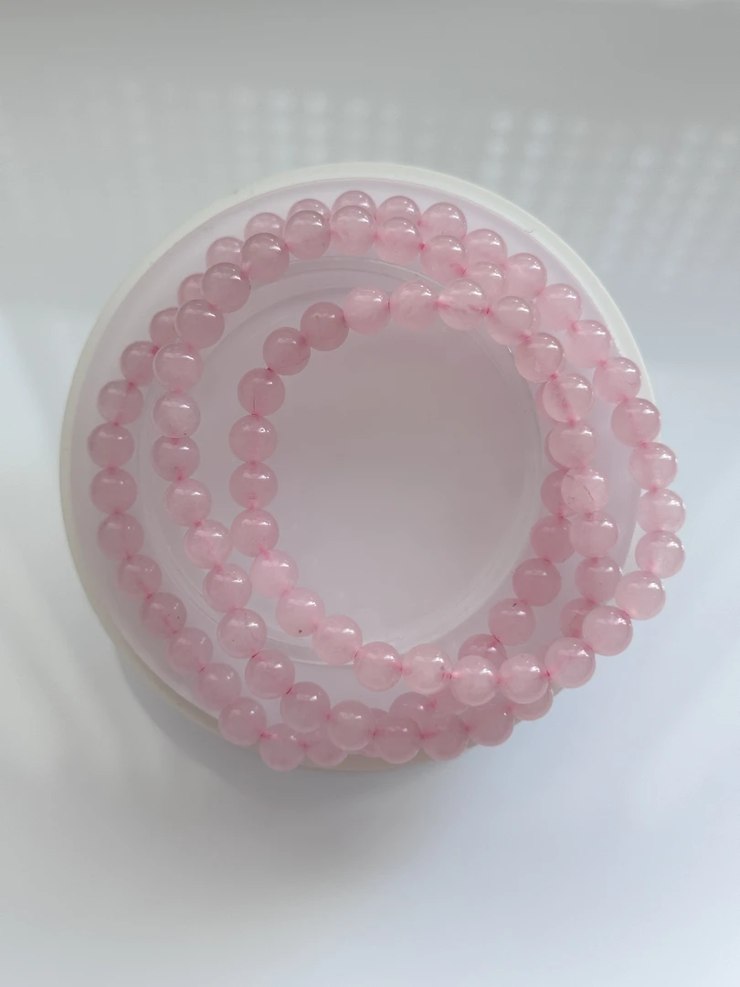 非金属玻璃手链 粉水多圈卡6➕