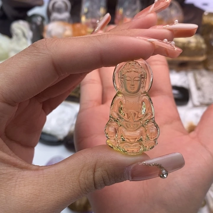 水晶颈饰未镶嵌江**修定制