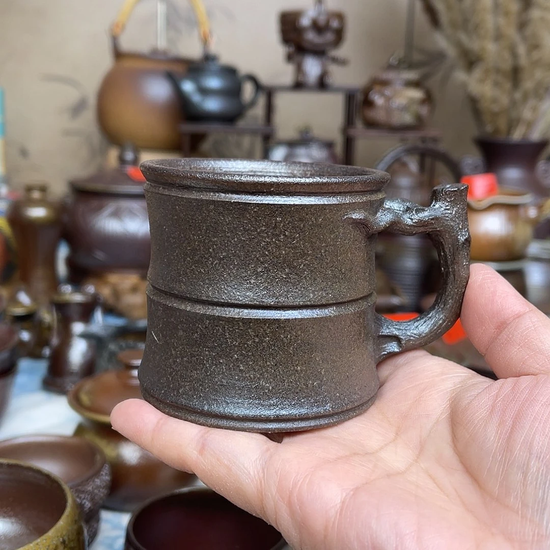 微瑕竹节仿树桩马克杯