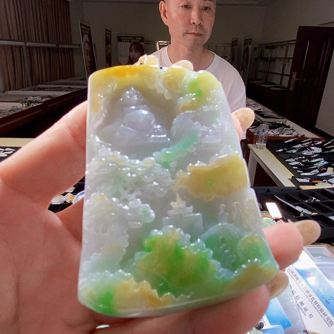 颈饰未镶嵌翡翠翡翠