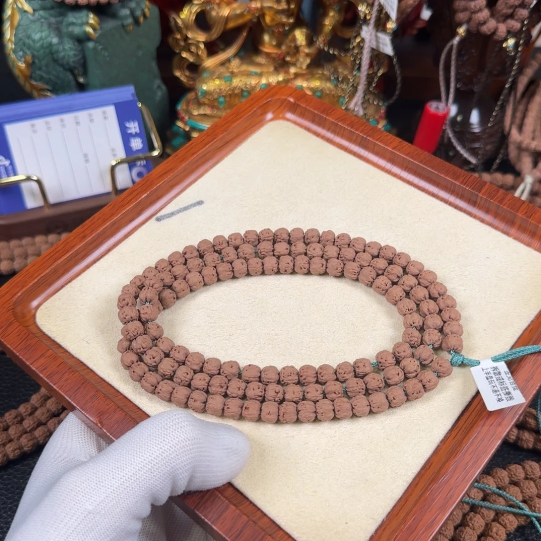 落***叶吊坠金刚菩提7mm原桩佛手