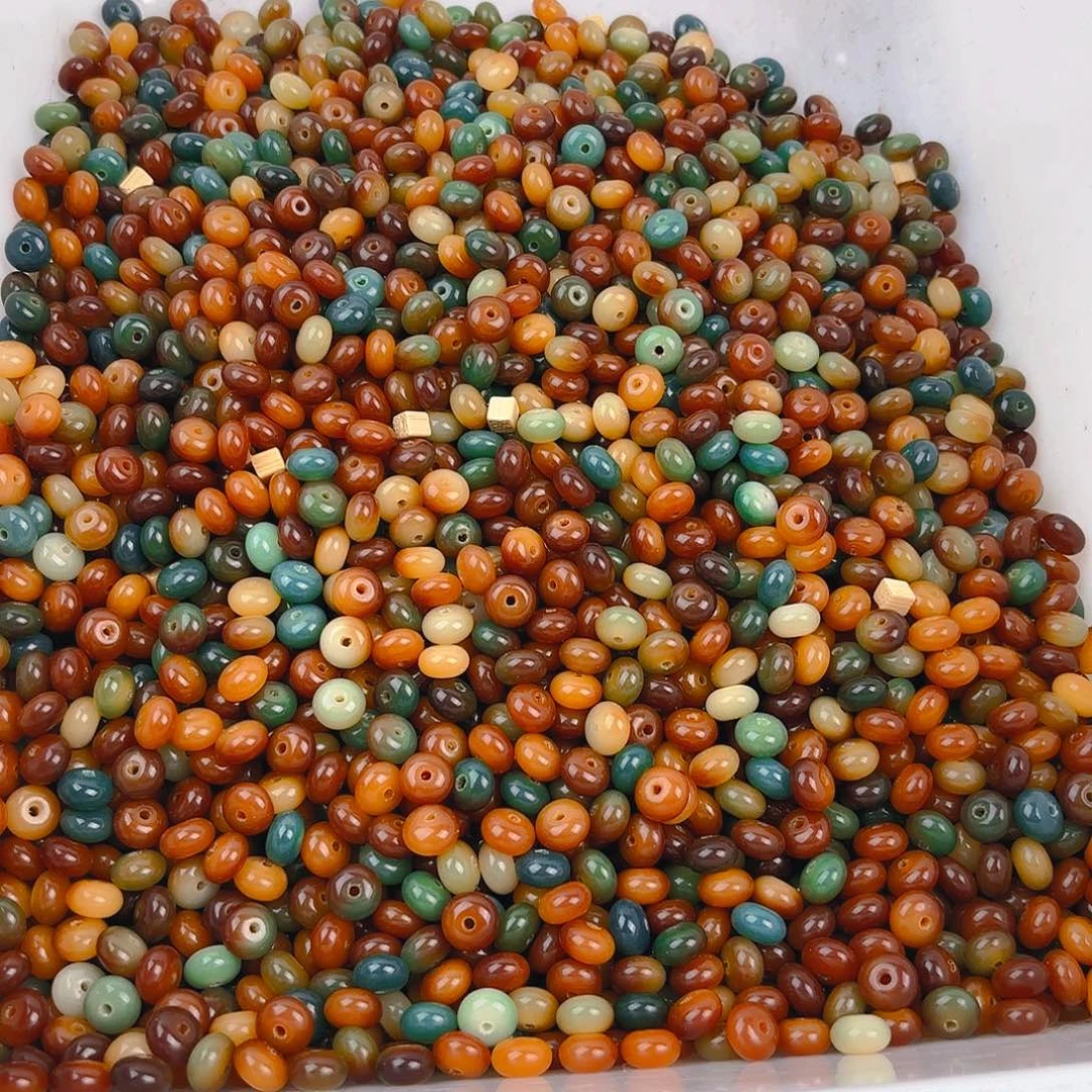 吊坠菩提根/象牙果敦煌小算盘散珠100颗
