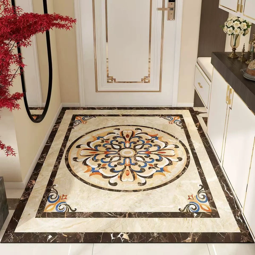 山海-430【120x140】硅藻泥高级感可裁剪吸水防滑入户门地垫