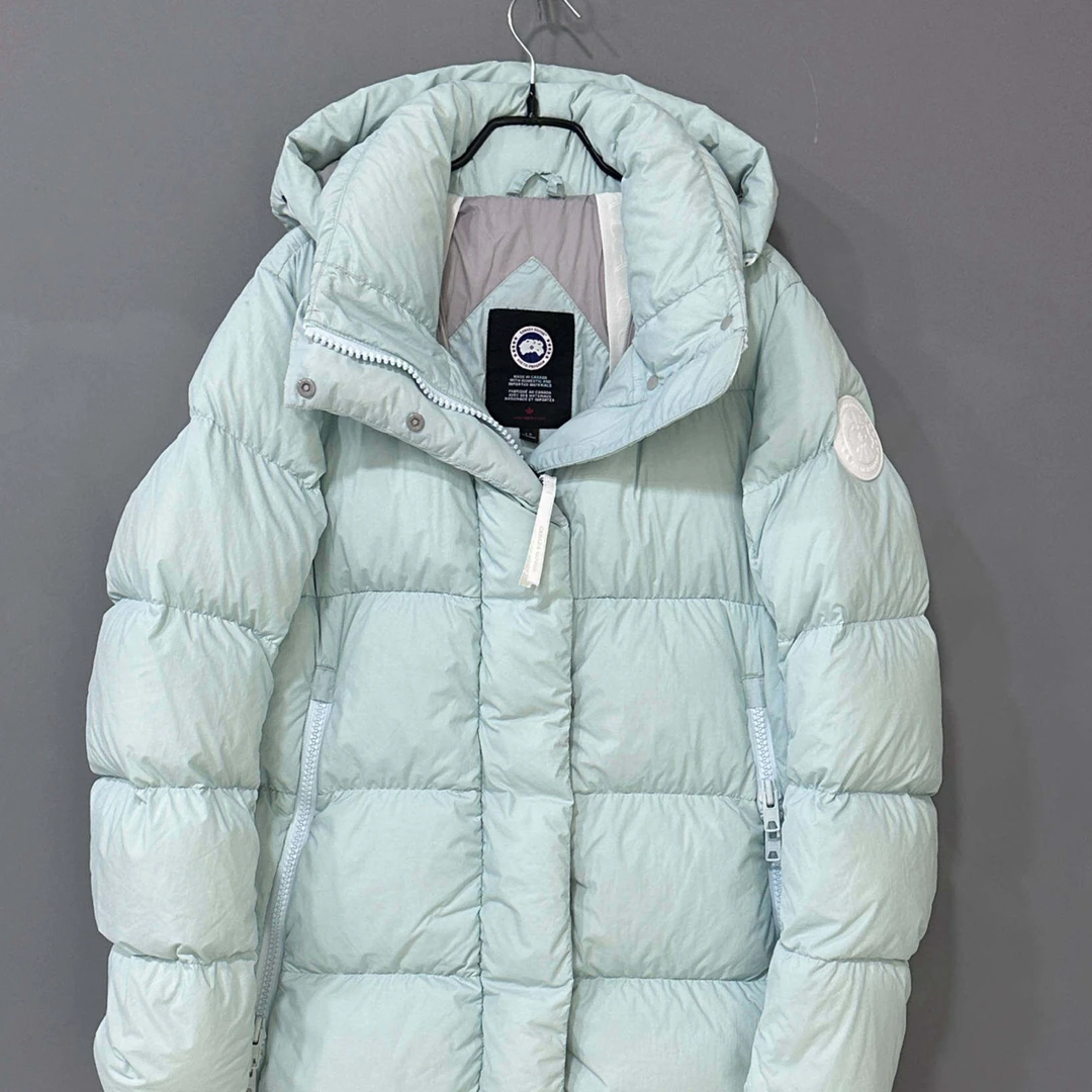 未使用 CANADA GOOSE 胶囊系列长款羽绒服/L码/43295