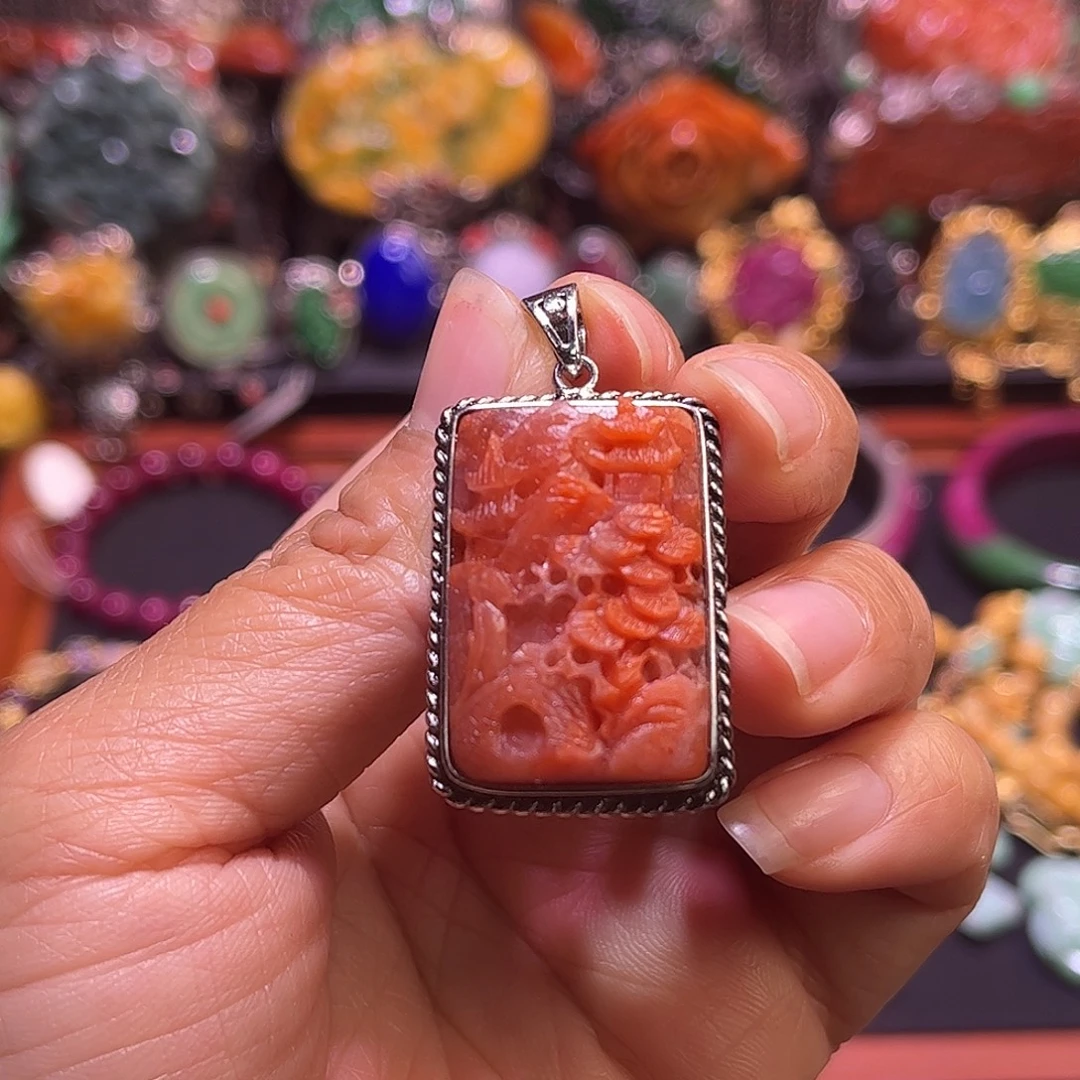 南红玛瑙未镶嵌吊坠(不含链)特价福利