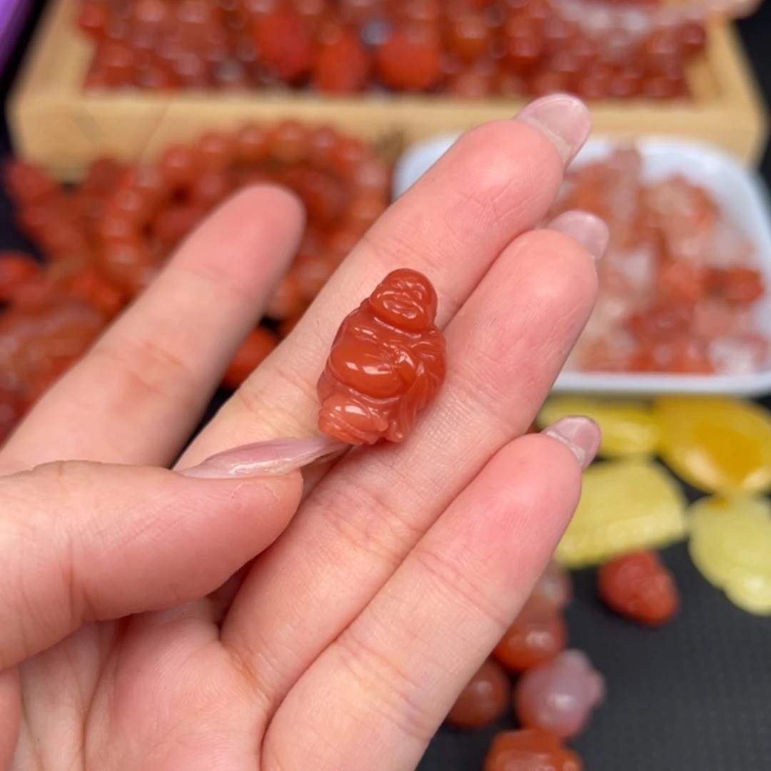 南红玛瑙未镶嵌吊坠(不含链)