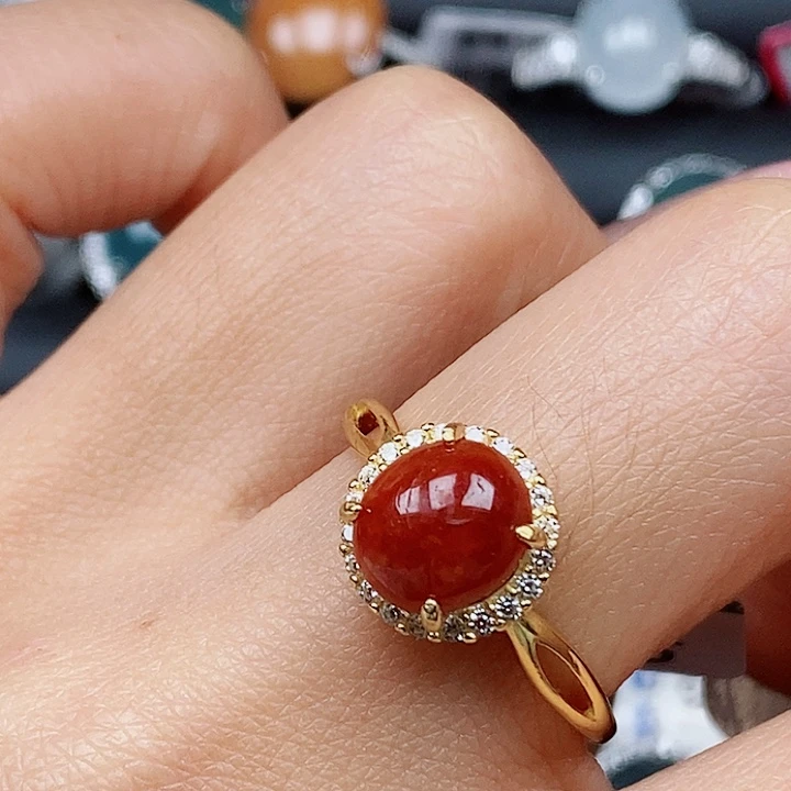 翡翠戒指未镶嵌戒指