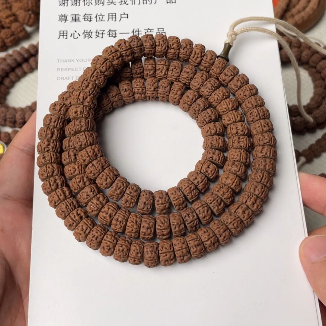 手串金刚菩提藏切药片老树王108尺寸11