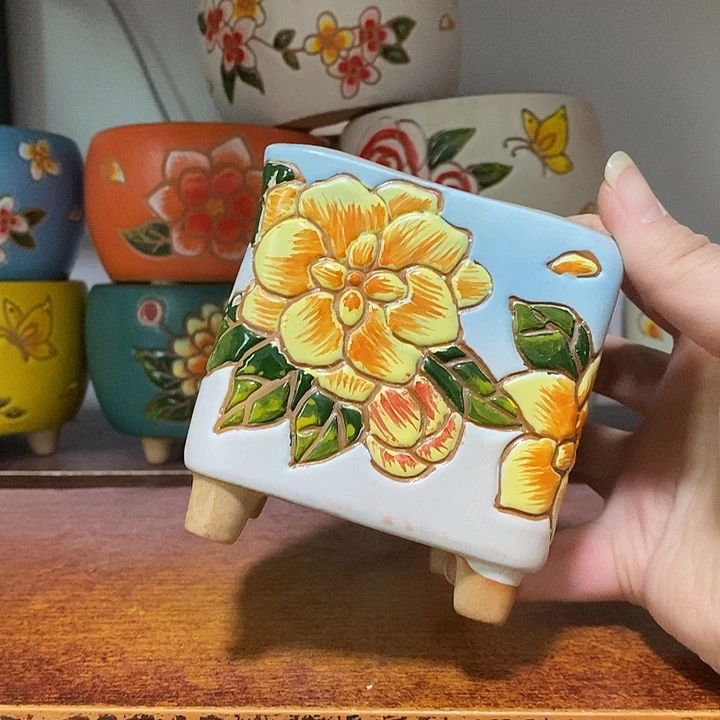 外9.5内8高9.5左右，纯手工制作，一单包邮