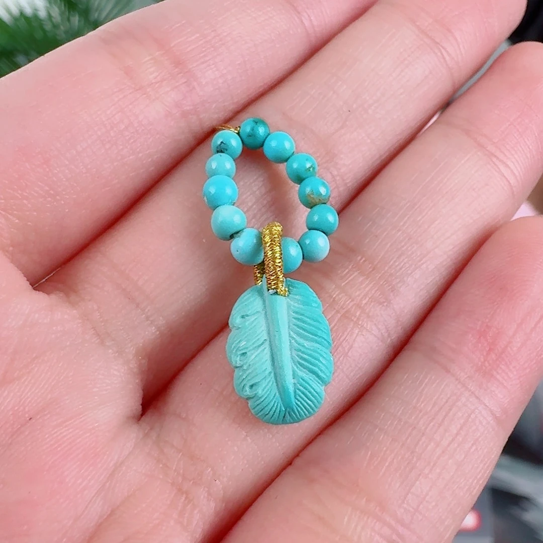 未镶嵌绿松石珠宝奇石