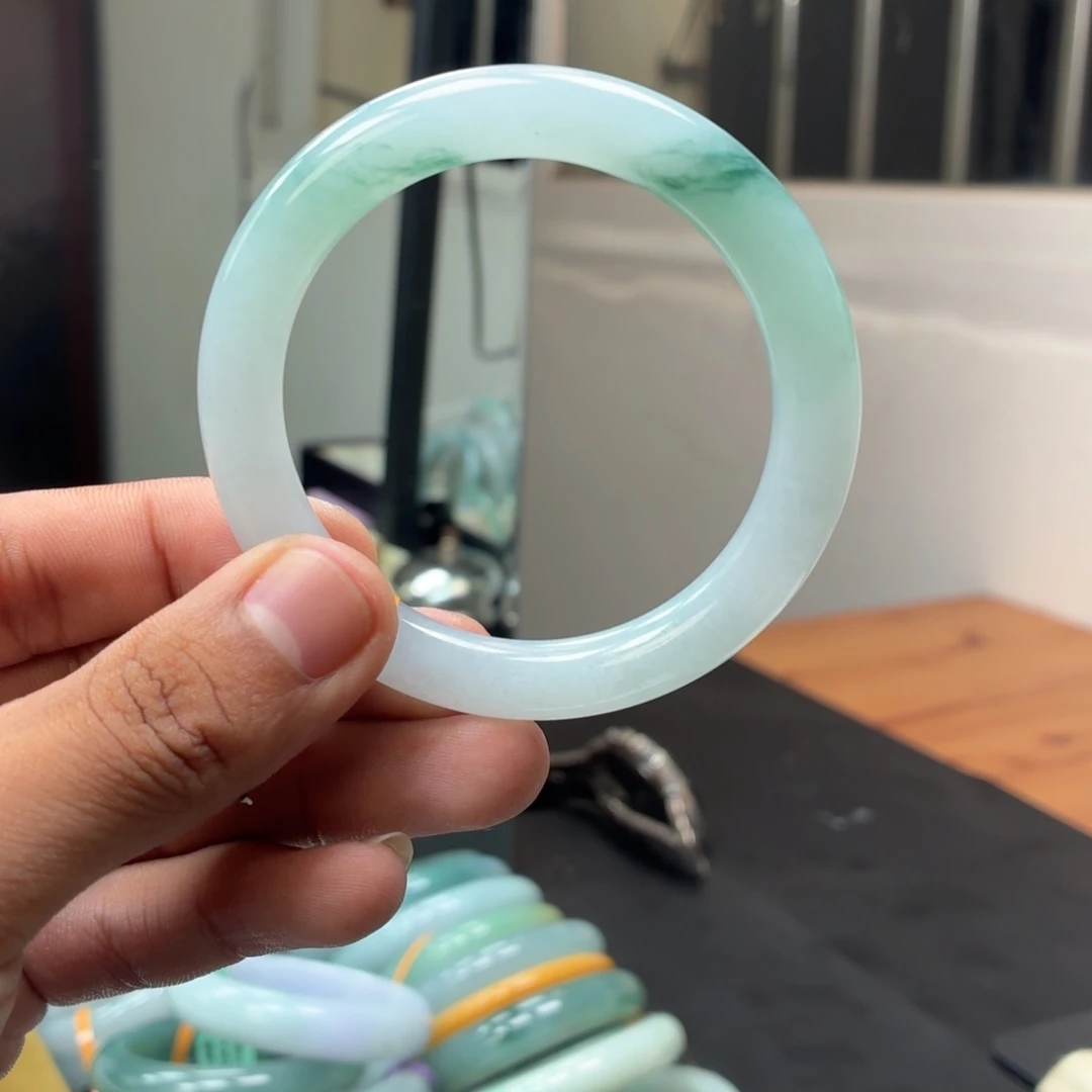 翡翠未镶嵌手镯翡翠25号