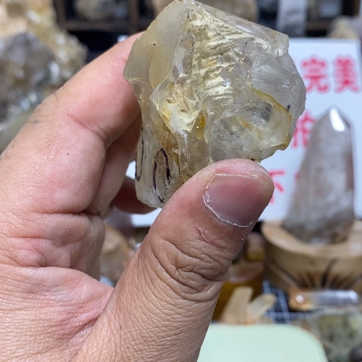 水晶水晶柱未镶嵌