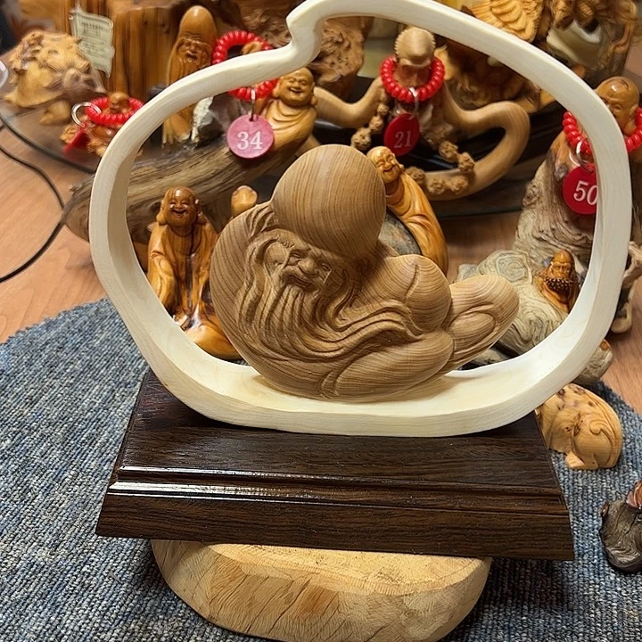 太行崖柏陈化摆件