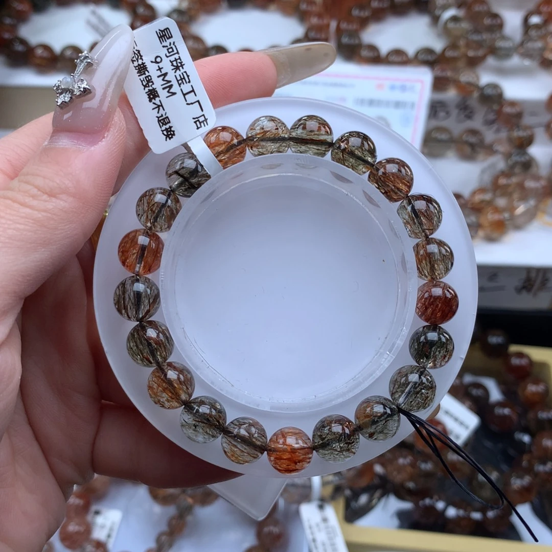 手串水晶未镶嵌黑金超七多样性发其一