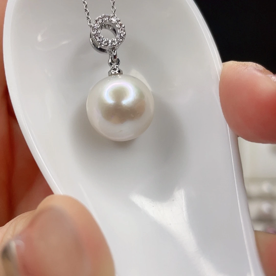 淡水珍珠吊坠(赠链)合金