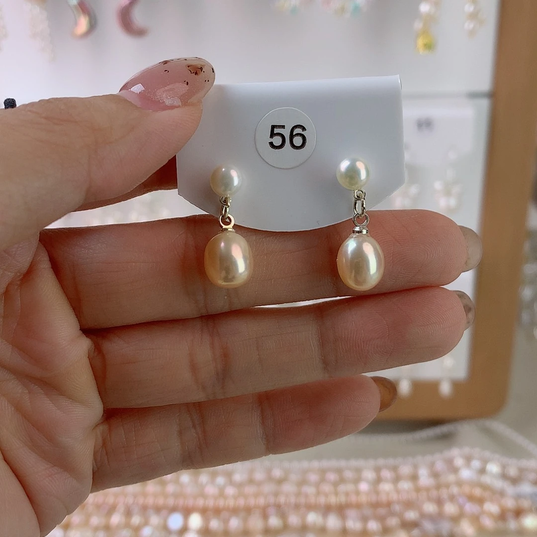 未镶嵌耳饰淡水珍珠