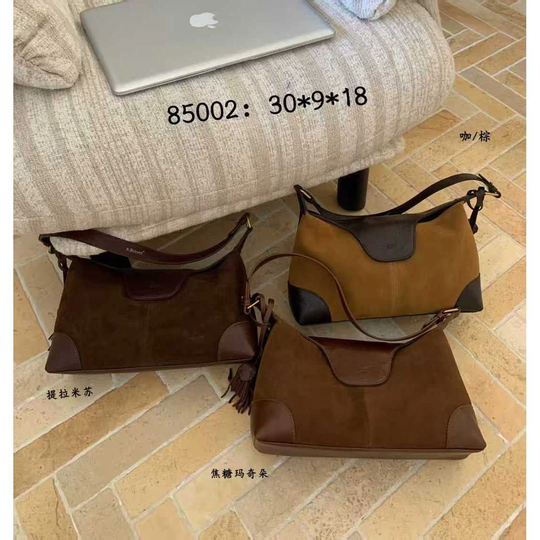 高级慵懒风小众磨砂单肩包#85002