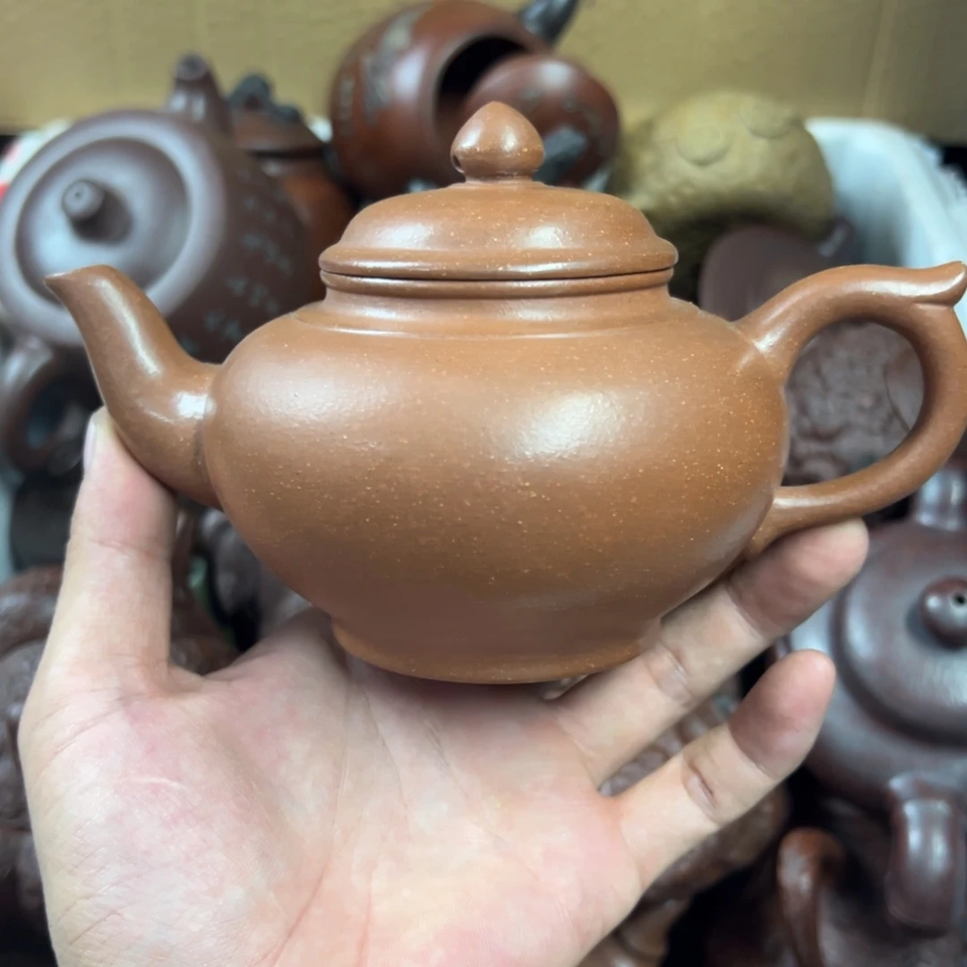 茶壶紫砂宜兴原矿紫砂壶380毫升容量