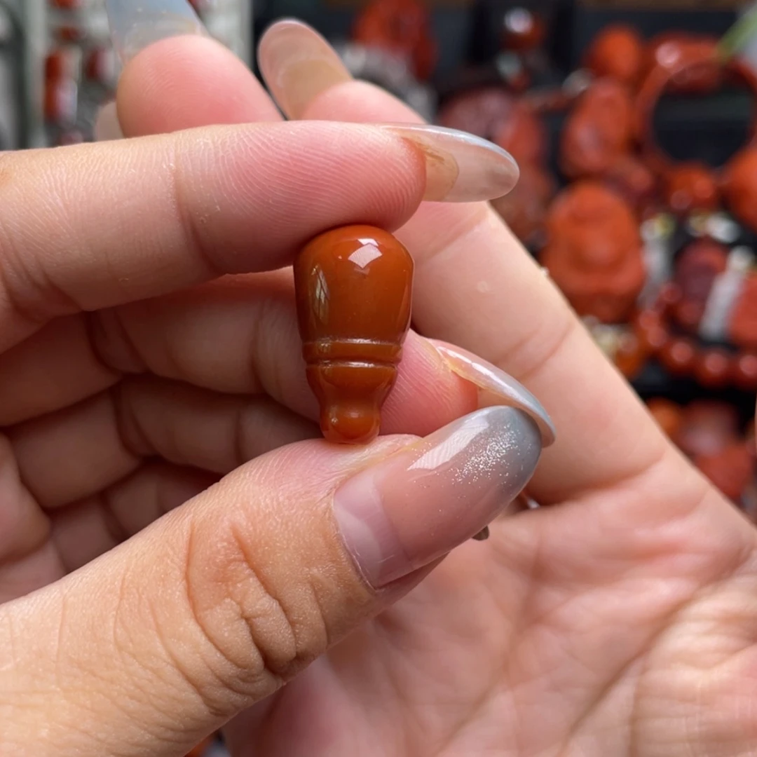 【闪购商品】未镶嵌三通12m南红玛瑙