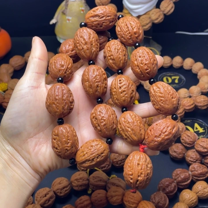 文玩核桃手串八棱大枣