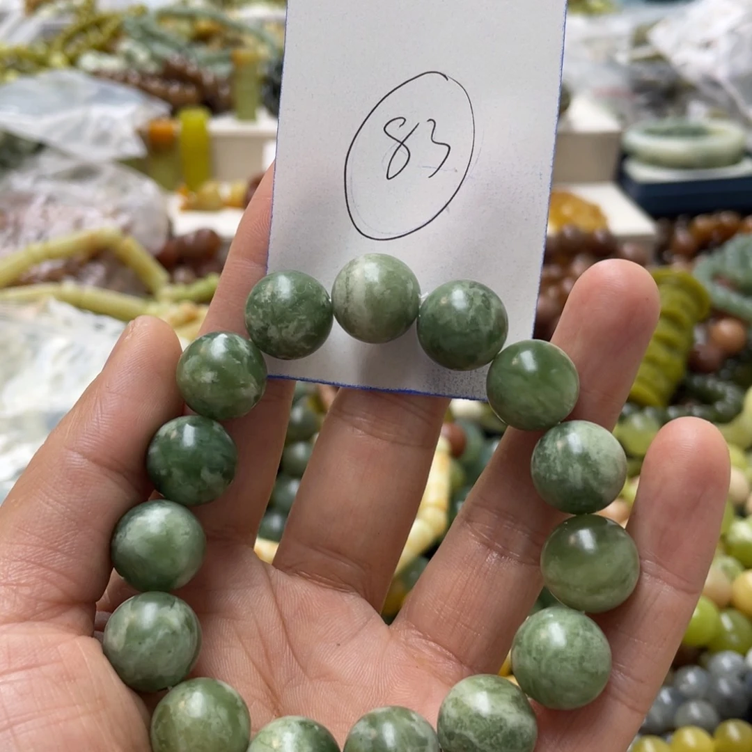 蛇纹石玉手链未镶嵌