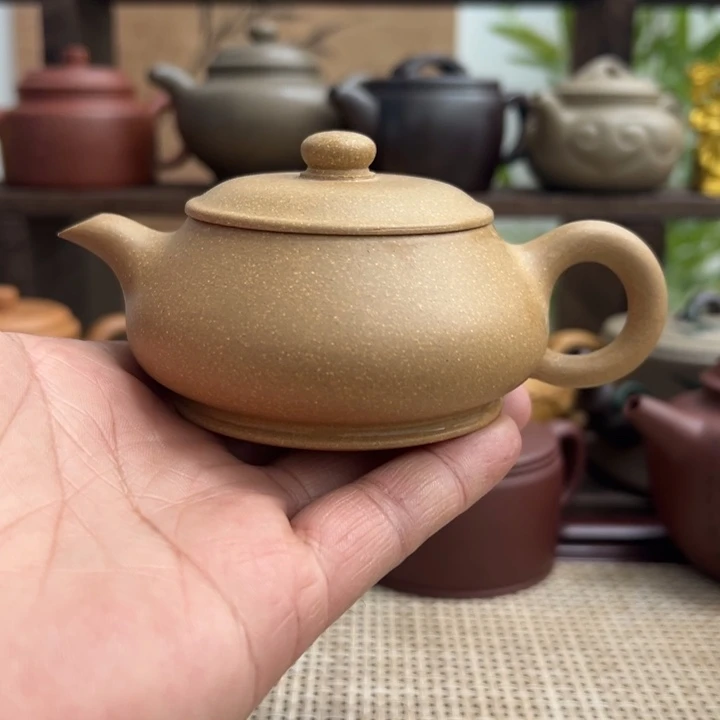 茶壶紫砂宜兴紫砂紫砂半手明炉120CC