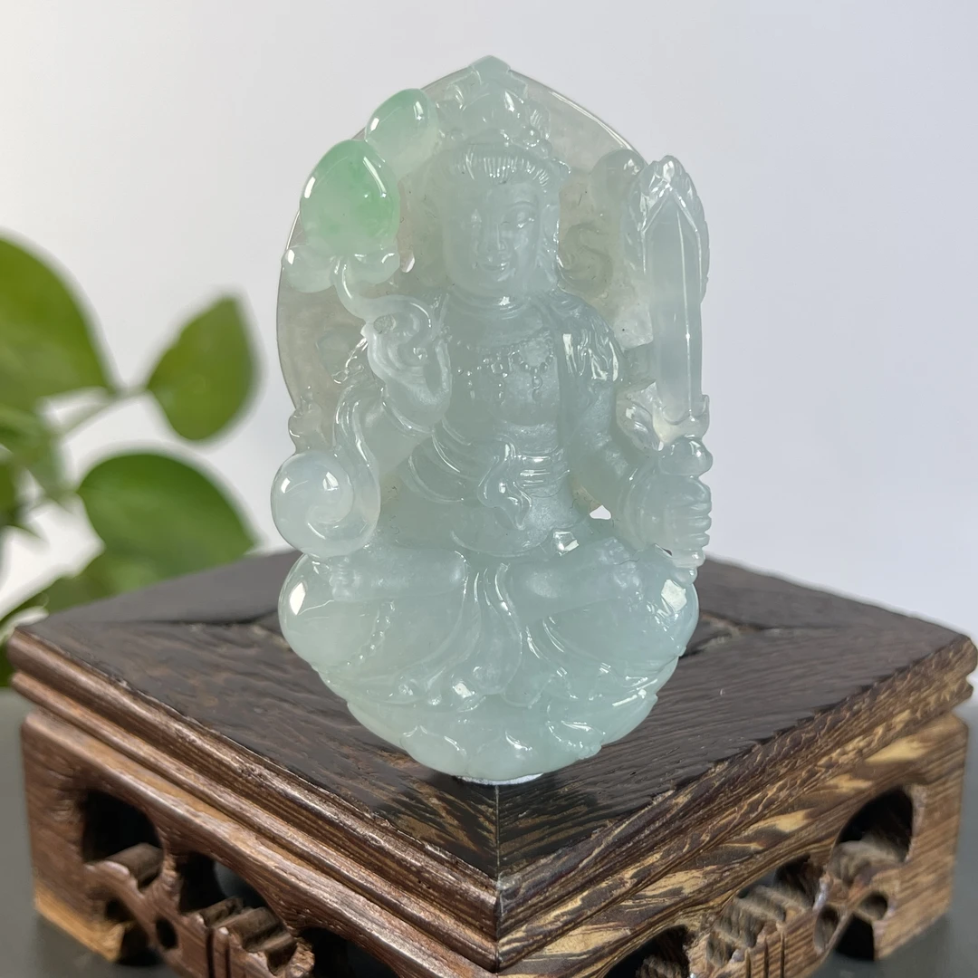 JXB17-135   天然缅甸翡翠A货  虚空藏