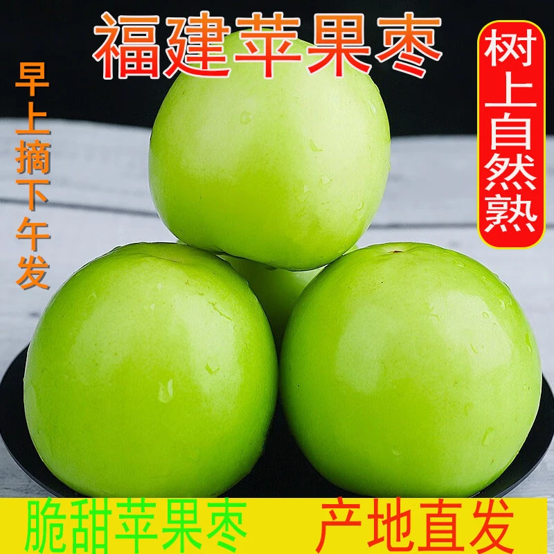 【福建】苹果枣牛奶大青枣新鲜鲜果蜜枣大枣圆苹果枣精品枣当季