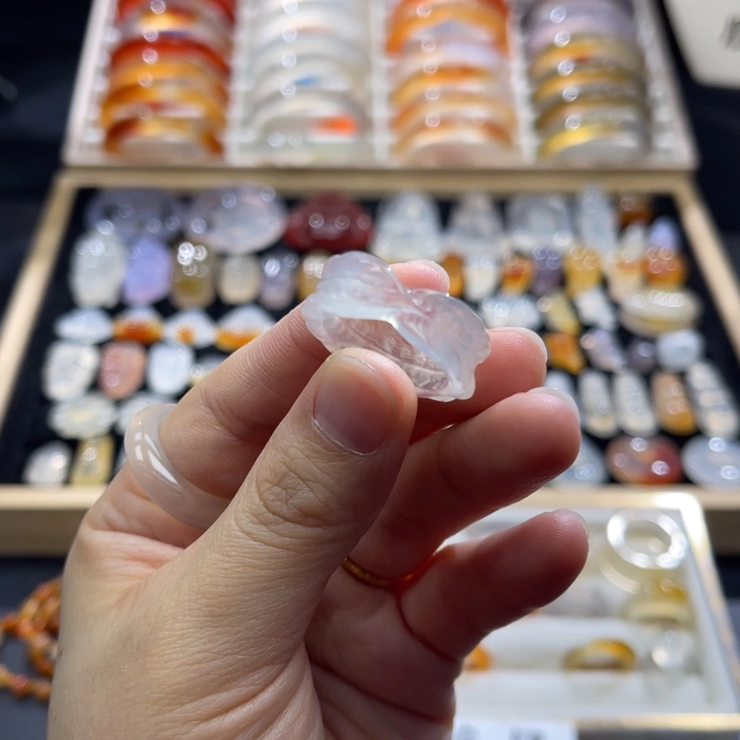 玛瑙/玉髓未镶嵌戒指