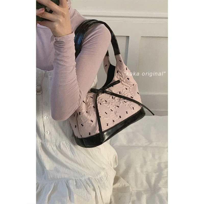 韩国小众腋下包包女款爆款2025新款百搭时尚单肩包上班通勤手提包
