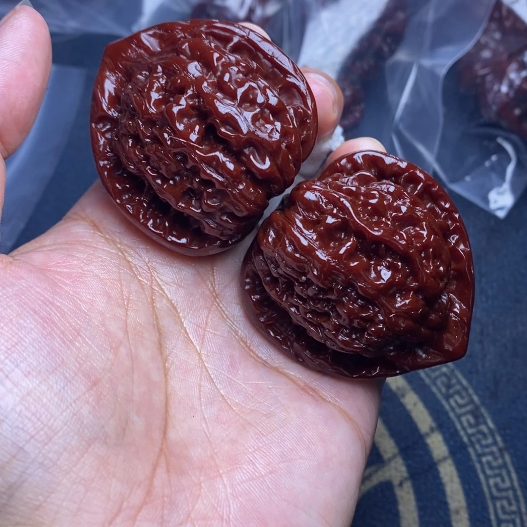 文玩核桃吊坠官帽45