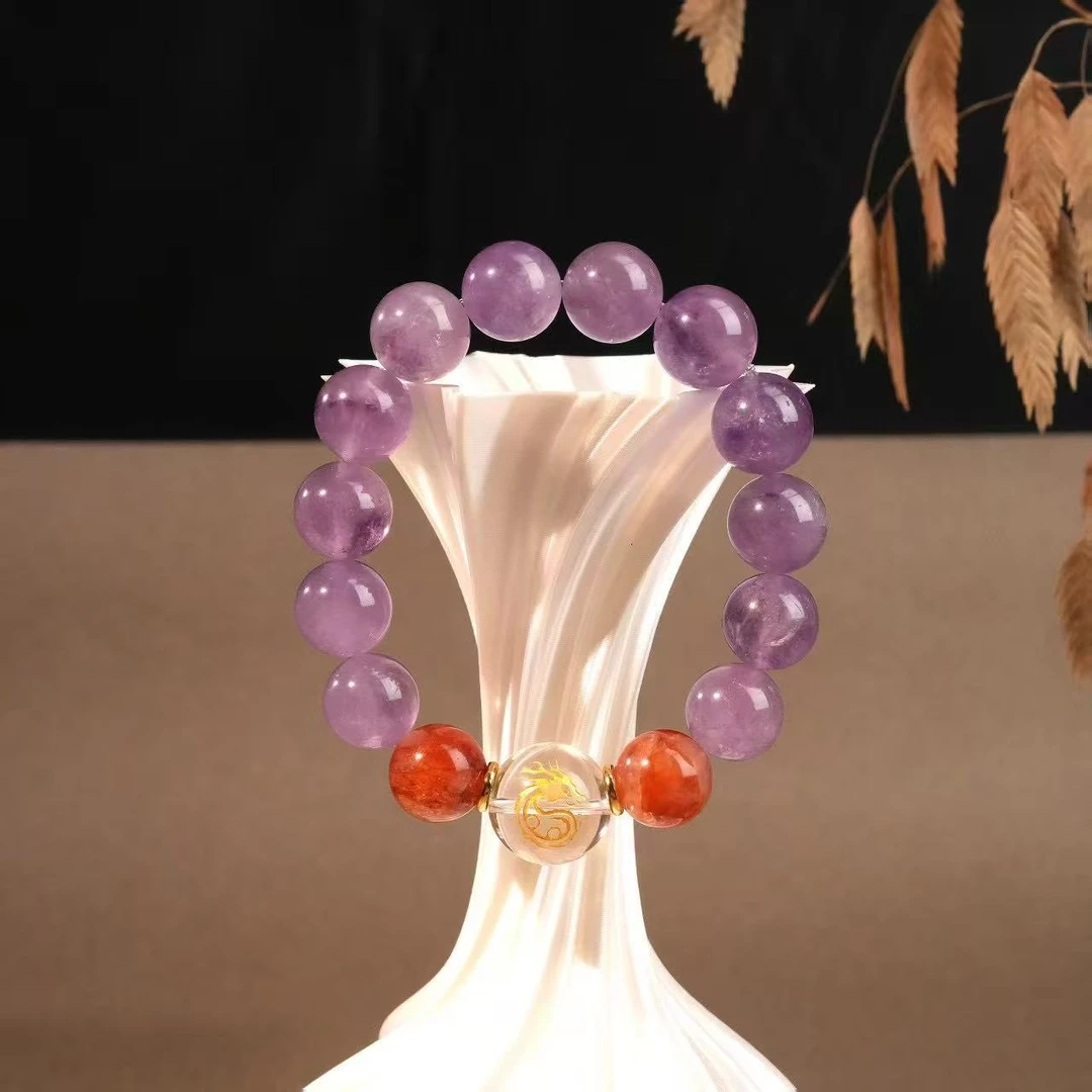 天然紫水晶原创手串