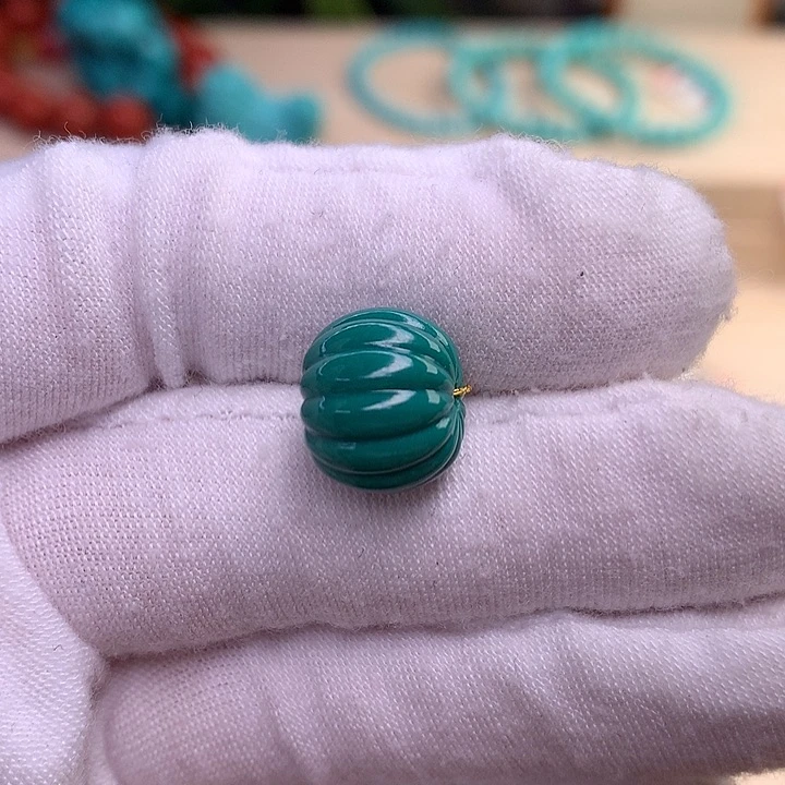 绿松石珠宝半成品未镶嵌