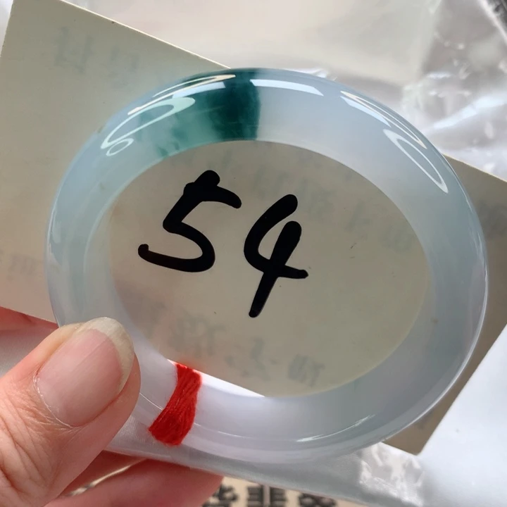 未镶嵌手镯翡翠正52.5