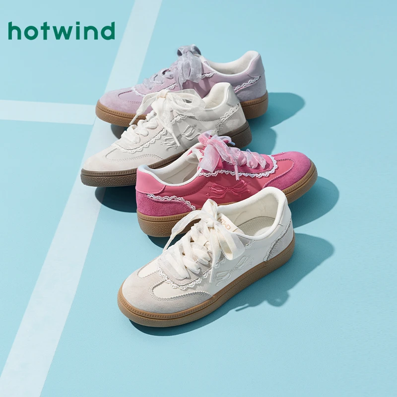 热风2025年秋季新款女士时尚休闲鞋H14W25752