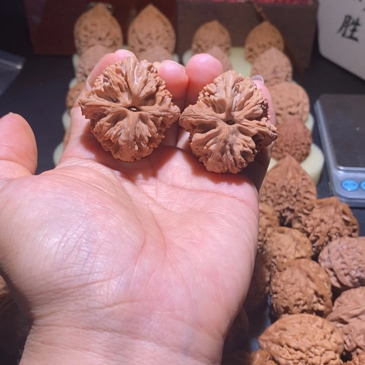 冒***粪文玩核桃吊坠大沽石