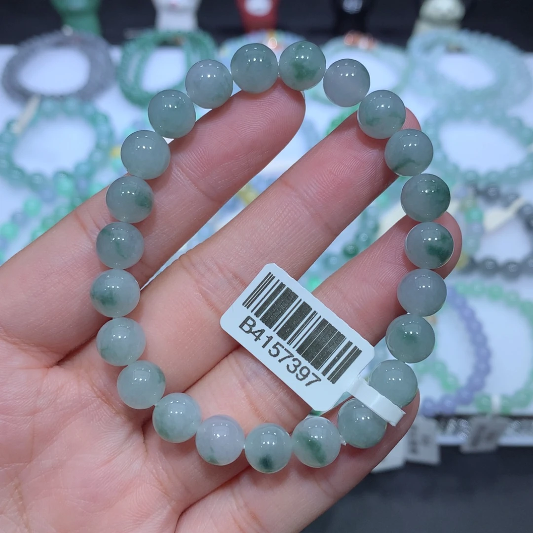 翡翠未镶嵌手串天然