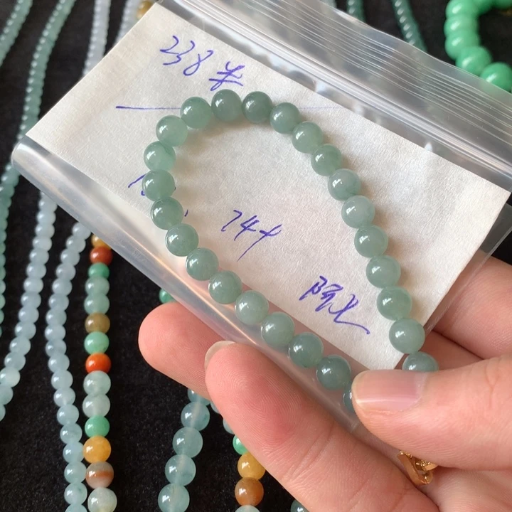 定制翡翠未镶嵌定制翡翠珠串