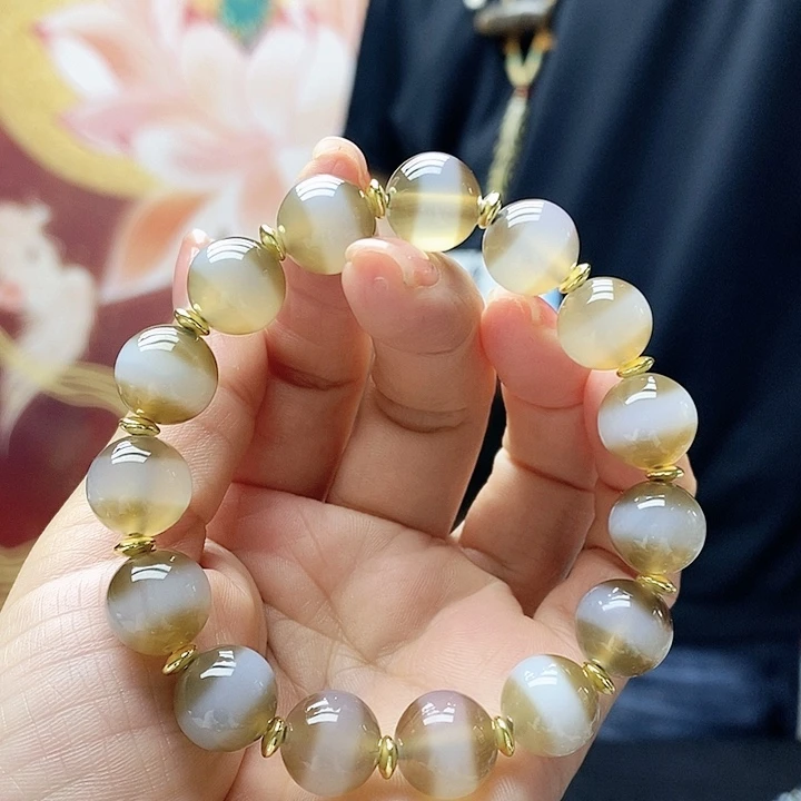 玛瑙/玉髓颈饰合金