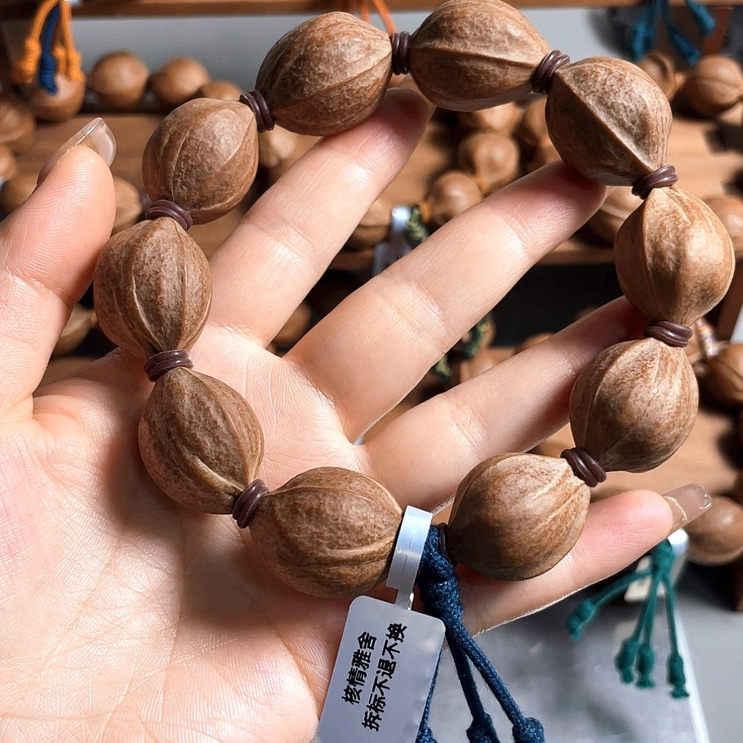 定***荣橄榄核手串/手链19/26梅林铁核