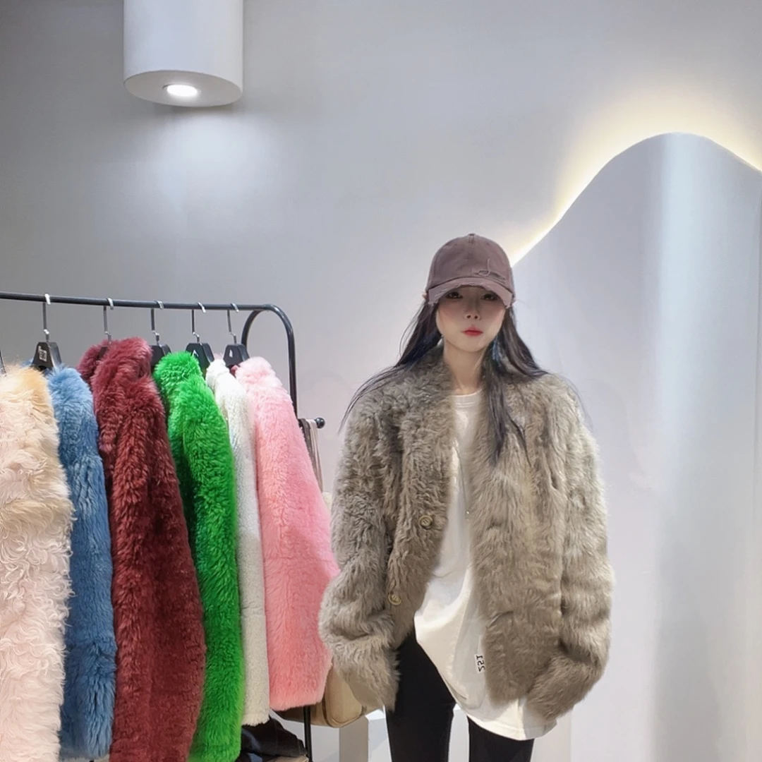 真皮皮毛一体外套222-3279/130斤内