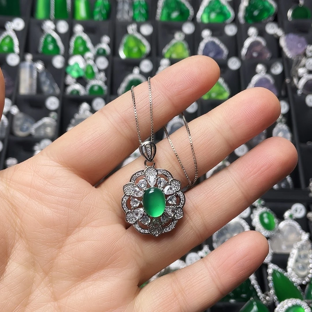 玛瑙/玉髓合金颈饰